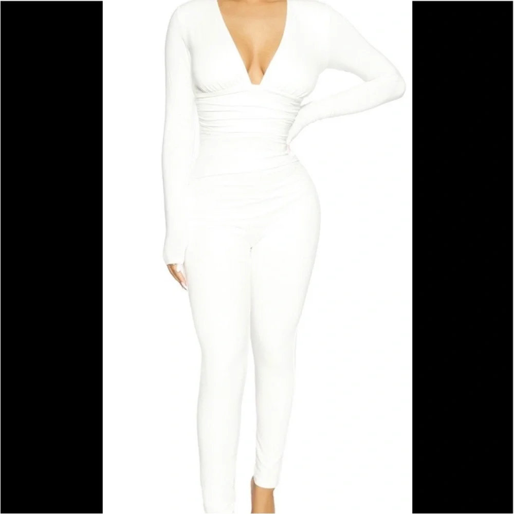 Naked wardrobe Long Sleeve Jumpsuit 🤍 - Picture 1 of 7